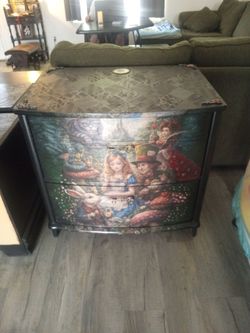 Alice and wonderland custom dresser