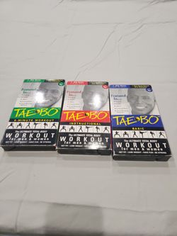 Tae Bo Exercise VHS tapes