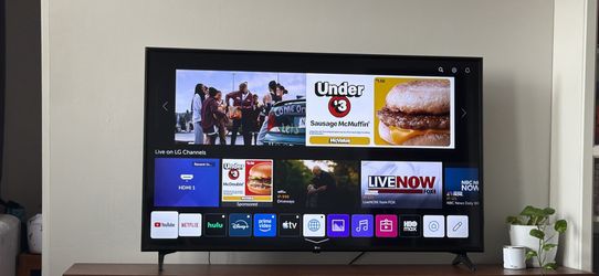 LG 55” 4K Smart TV (webOS)