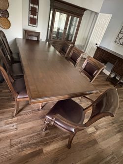 Dining table with 8 chairs