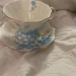 Teacup with saucer