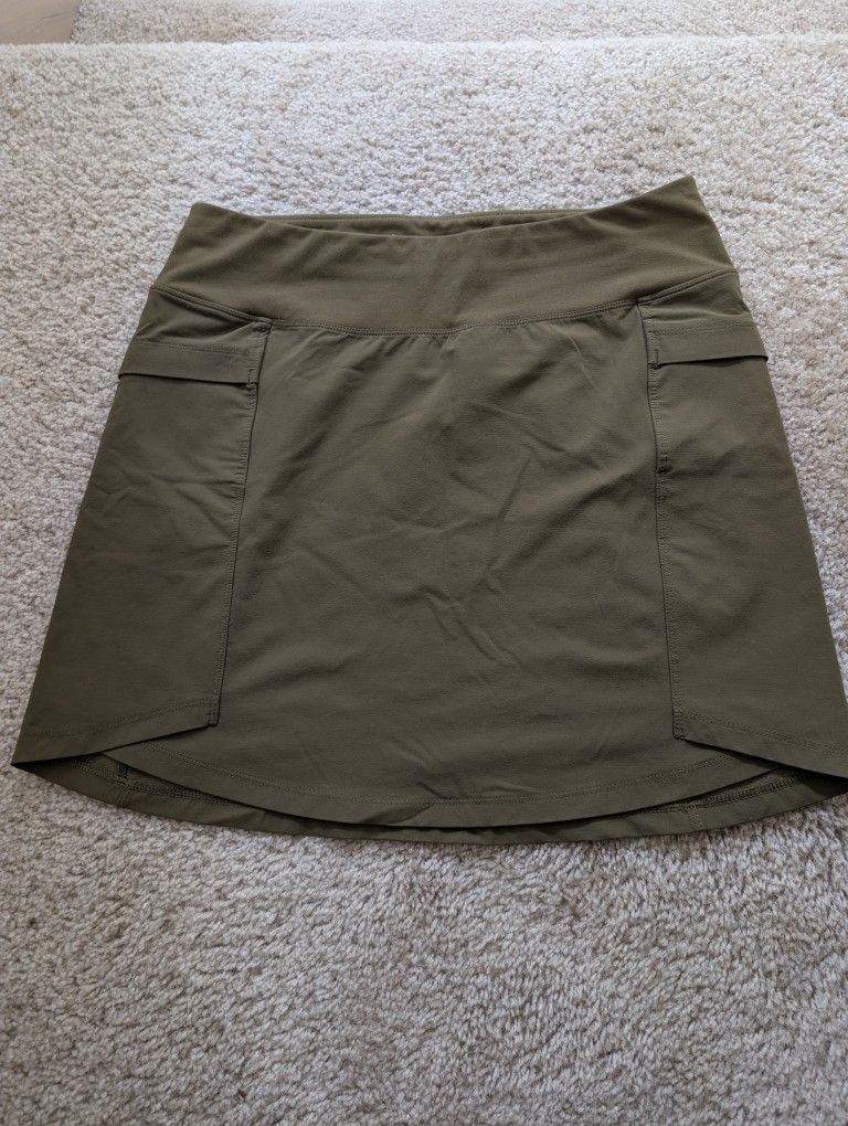 EUC REI Savanna Trails Skirt - Women's M, Olive Green