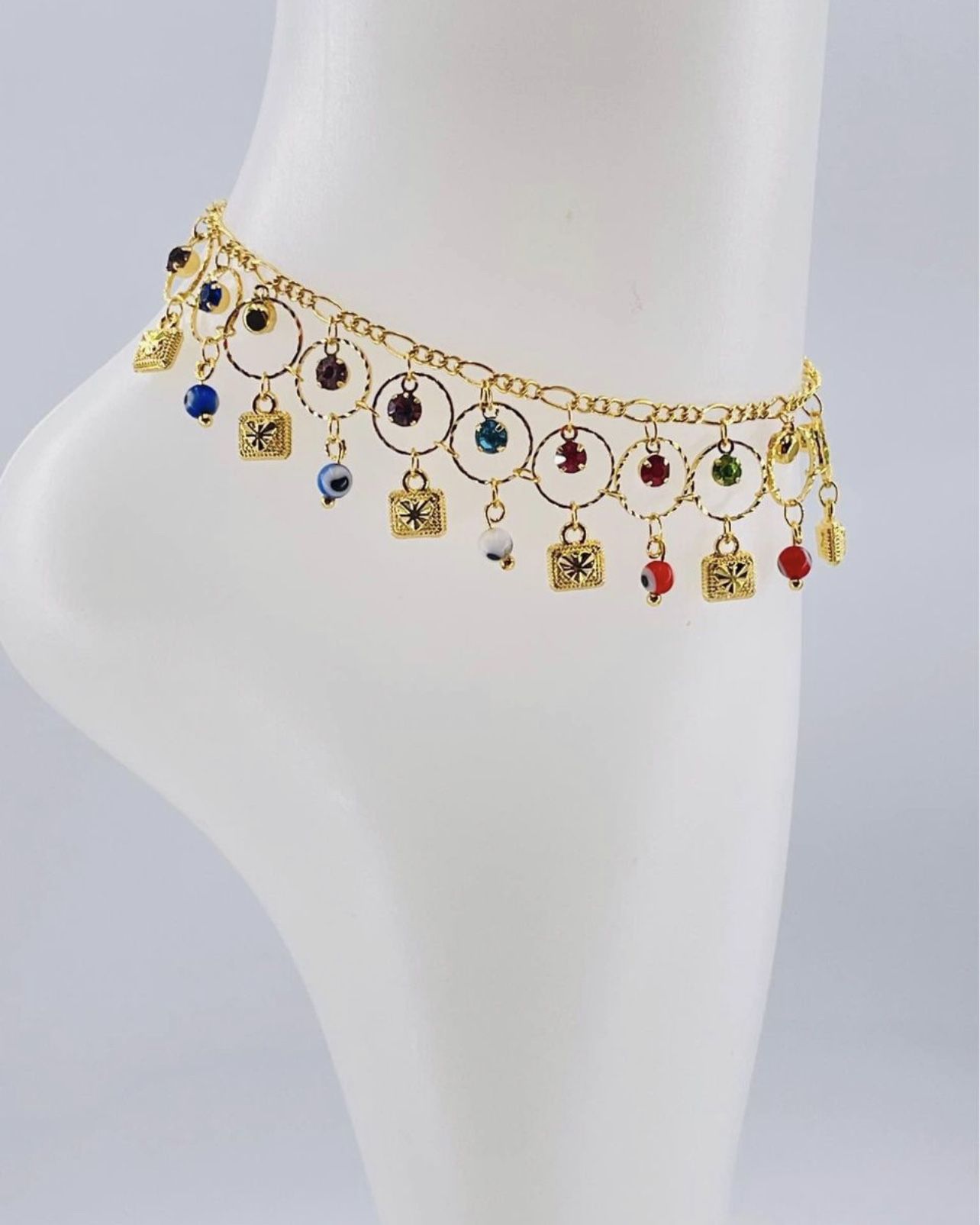 Tobillera Oró Laminado 14k/14k gold plated anklet