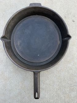 Vintage Wagner Ware No. 1061 Fat-Free Fryer Cast Iron Skillet USA Original