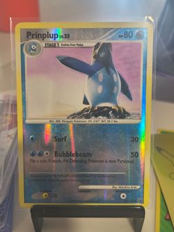 Prinplup Lv.25 Holo Rare Pokémon Card 49/127