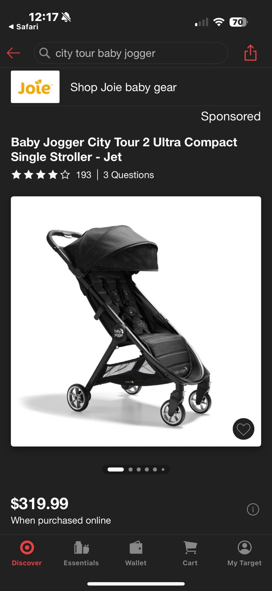 City Tour By Baby Jogger Stroller