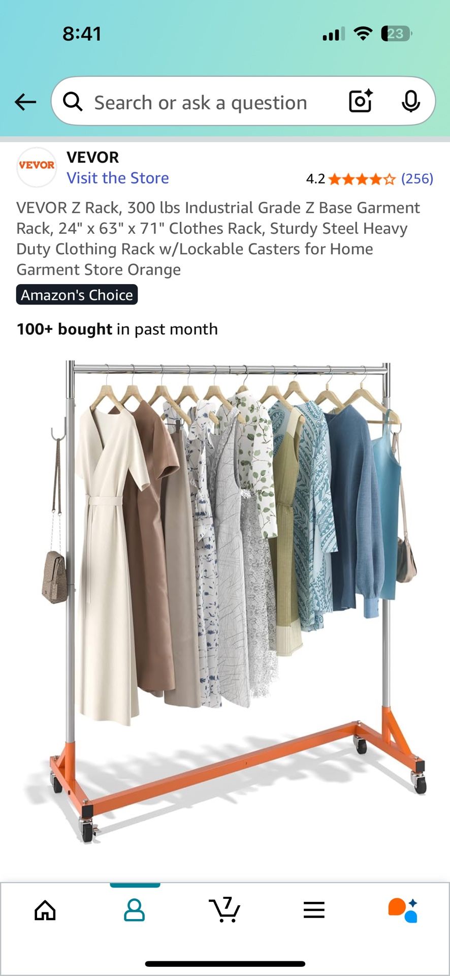 Clothing Rack And Shelf 