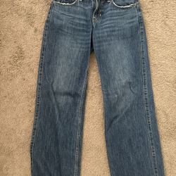 Hollister Low Rise Baggy Jeans, 24 inch