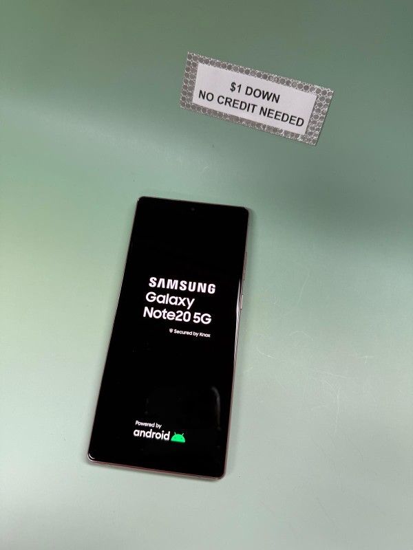 Samsung Galaxy Note 20 5G - Only $1 Today Pay The Rest Later!