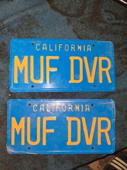 Cheech and Chong license plates