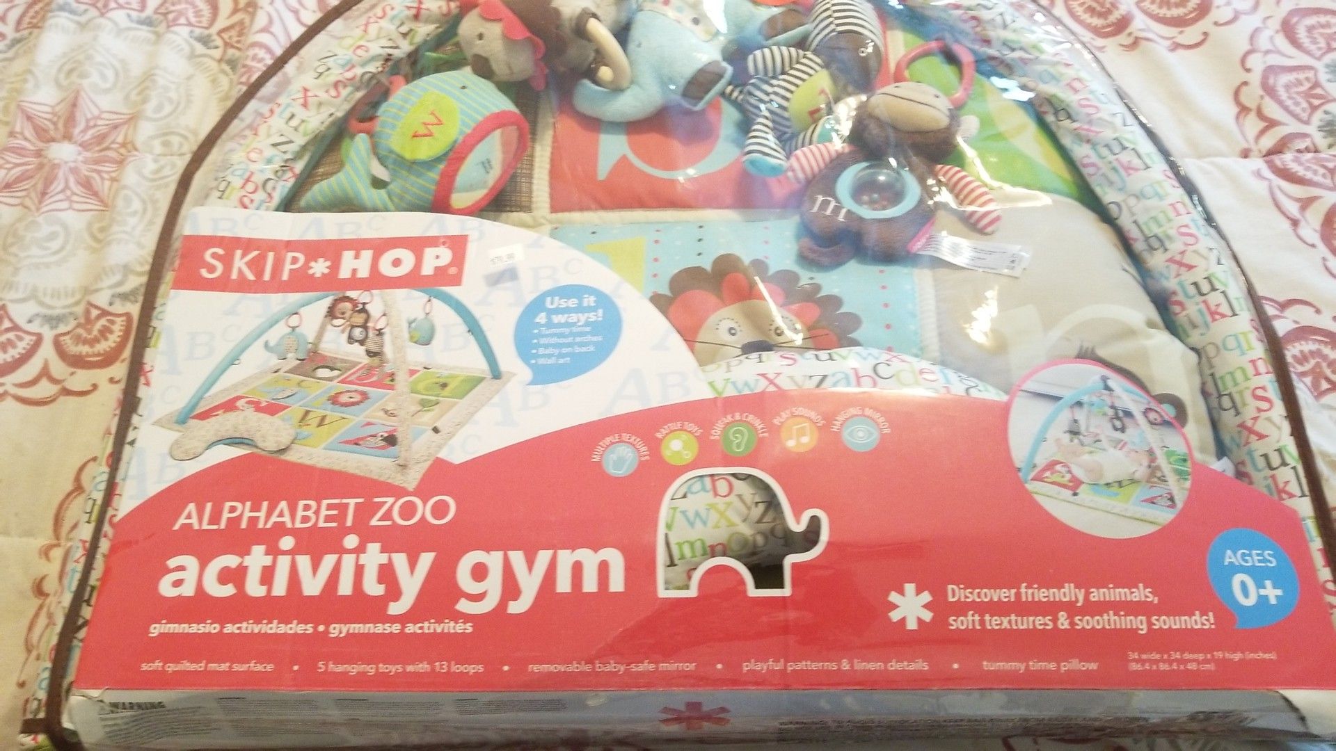 New! Skip Hop Alphabet Zoo Activity Gym