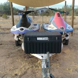 4 Polaris SL SLX 750 Set Skis 