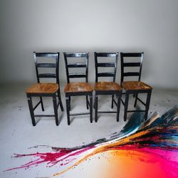 4 Counter Height Kitchen Chairs