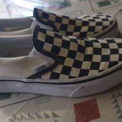 Checkered vans size 5.5 in women 