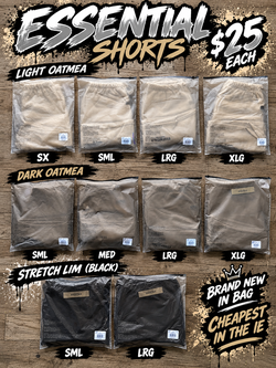 Essential, Shorts & Hoodies (Was $35 On Sale For $25, Sale Ends On Soon)