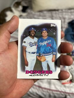 1988 topps Dodgers baseball cards