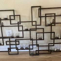 Bronze Metal Wall Candle Holder