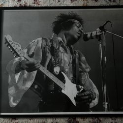Framed Hendrix Print 