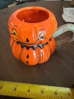 Johanna Parker Halloween Pumpkin Jack-O-Lantern Ceramic Mug