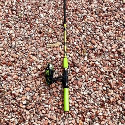 Wormgear Spincast Fishing Pole