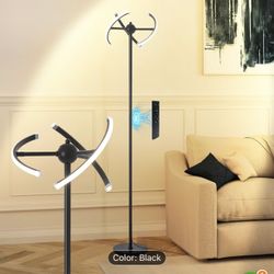 Brand New Modern 63-inch Rotatable & Adjustable Floor Lamp with Remote Control