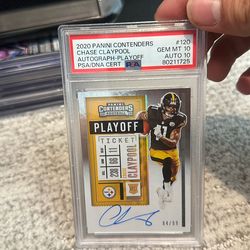 Autograph football card