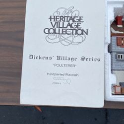 Heritage village collection, hand, painted porcelain