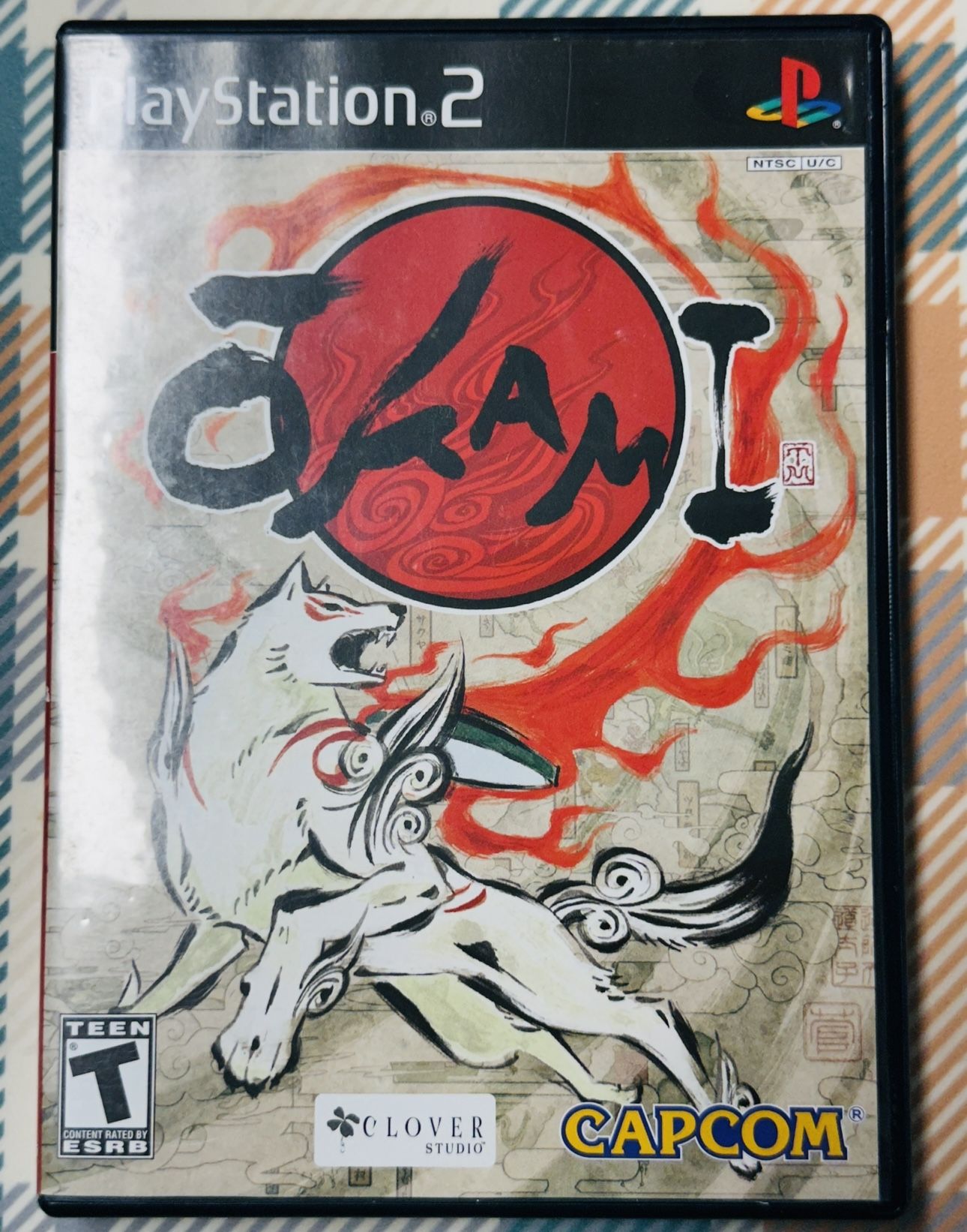 OKAMI PlayStation 2 PS2 Black Label Capcom COMPLETE With Manual TESTED/Works