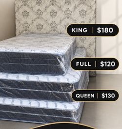 Mattresses King Queen Full Twin