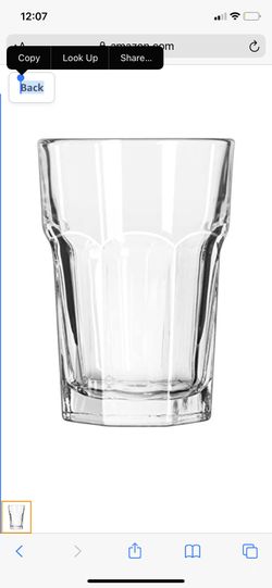 Libbey Glassware 15238 Gibraltar Beverage Glass, Duratuff, 12 oz. (Pack of 34)