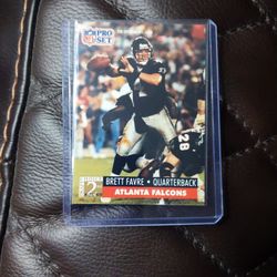 1991 PRO SET 762 BRETT FAVRE ROOKIE 