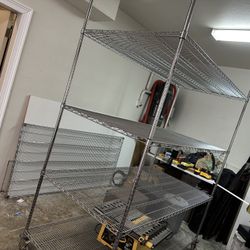 Sturdy Selves With Wheels 84x36x72 (90inches With Wheels)