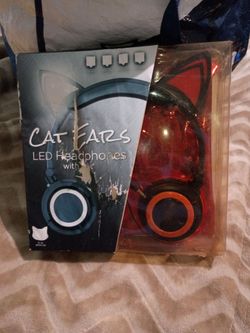 Cat Ears LED Headphones