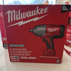 Milwaukee M18 Brushless 1/2" High Torque Impact Wrench – Model 2666-20