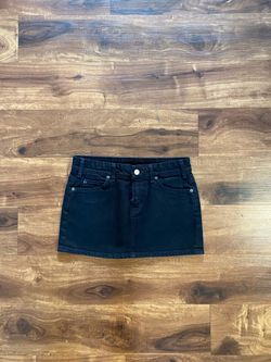 Citizen of Humanity brand Black Denim Mini Skirt