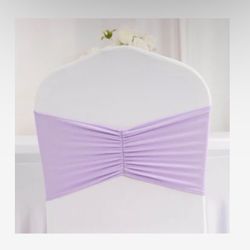 100 Pack Lavender Lilac Chair  Sashes