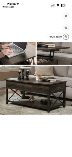 New Lift Top Coffee Table – Unopened, Still in Box