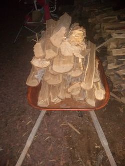 Wheelbarrow of already cut wood $20 Thumbnail