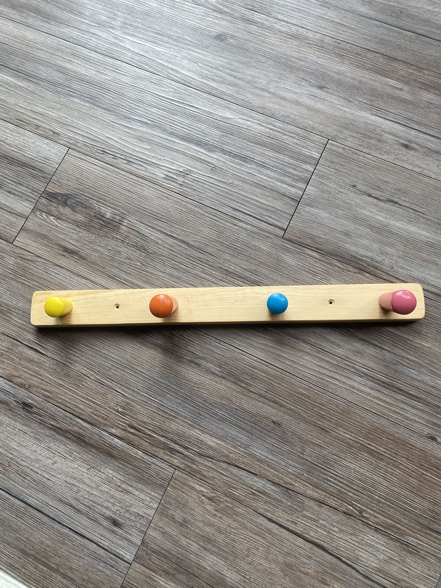 IKEA FLISAT Knob rack with 4 knobs Baby Kids Wall clothes Rack