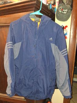 Small Adidas Jacket Navy Blue