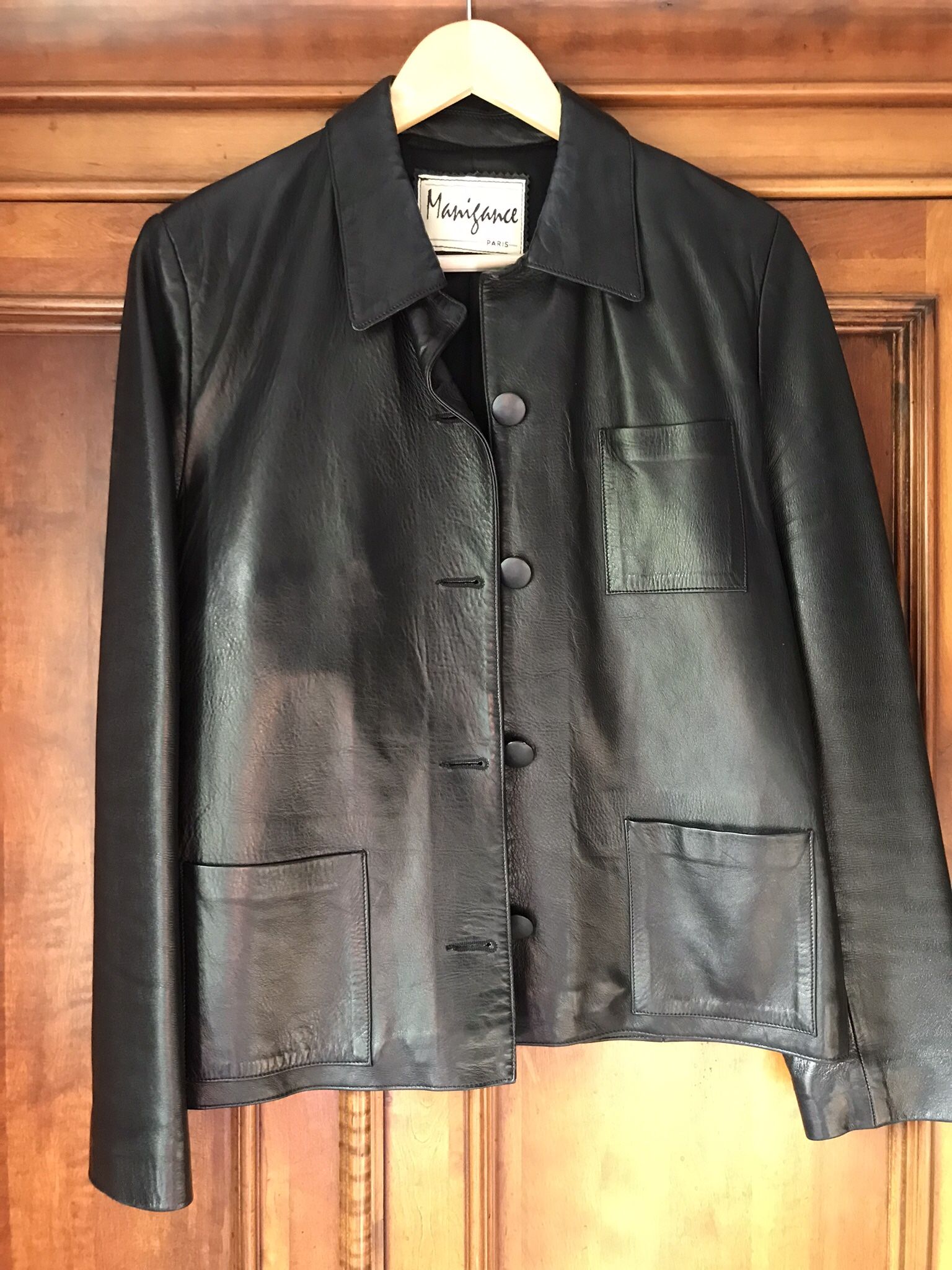 Woman leather jacket