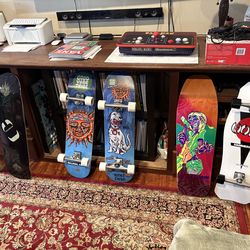 Skateboard collection Hosoi,Winkowski,Sublime,cannaboard,Iron Maiden