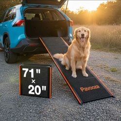 New Folding Portable Extra Wide & Tall Dog Ramp for Vehicles