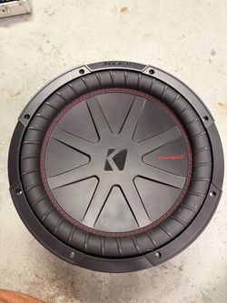🔊 KICKER CompR 12” Subwoofer – $100