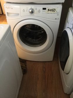 Whirlpool duet washer and dryer / one year warranty/ delivery and installation are available