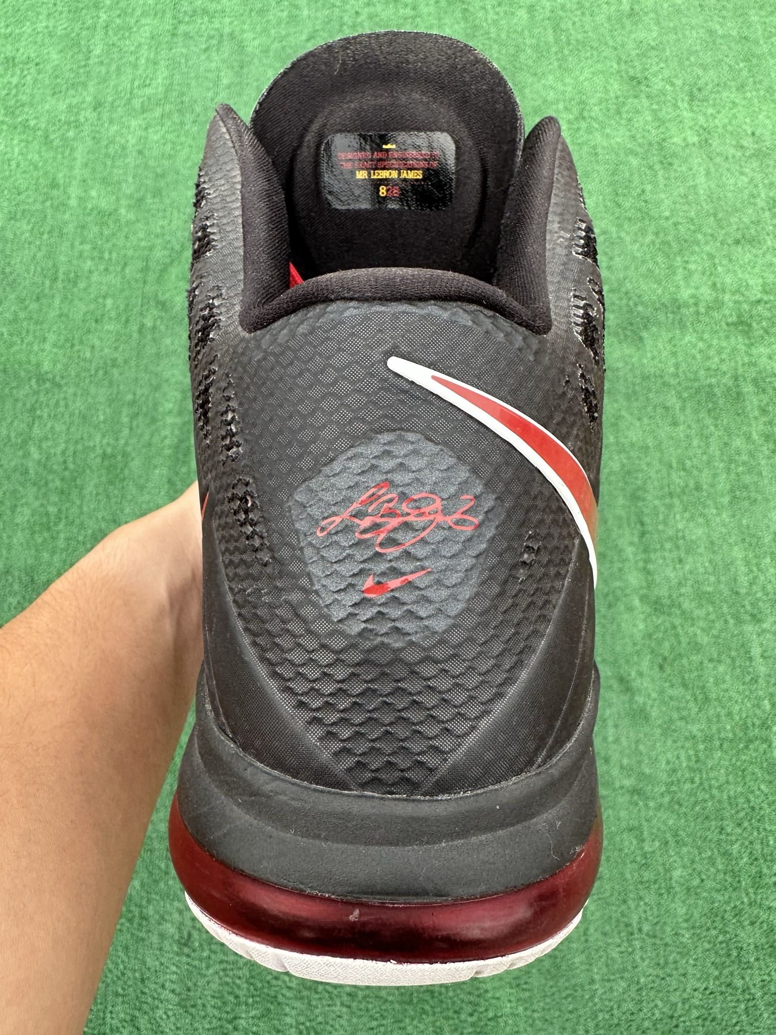 NIKE LEBRON 8 “BLACK / RED” (Size 12, Men display picture 2