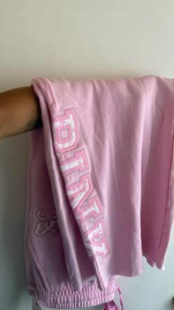 PINK x LoveShackFancy Wide-Leg Sweatpants