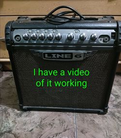 Line 6 Spider III 15 electric guitar amplifier fully working and tested 10 built in guitar effects