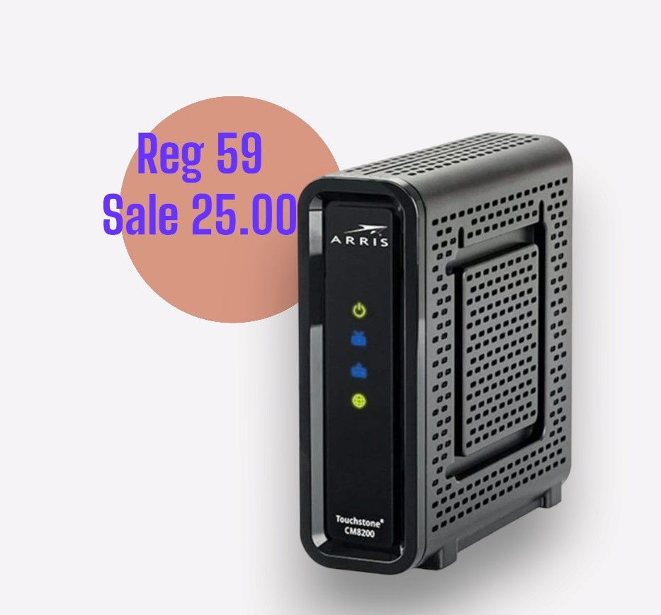Arris Touchstone CM8200A DOCSIS 3.1 Ultra FastĀ
New!