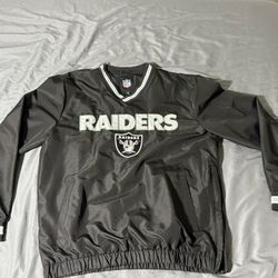 RAIDERS  Large  PULLOVER WINDBREAKER 